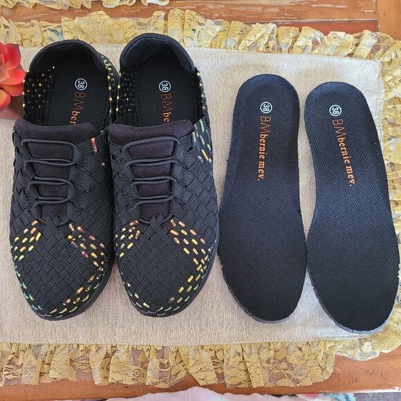 Bernie Mev comfortable multi colored shoes with removeable foot insert - Picture 7 of 9